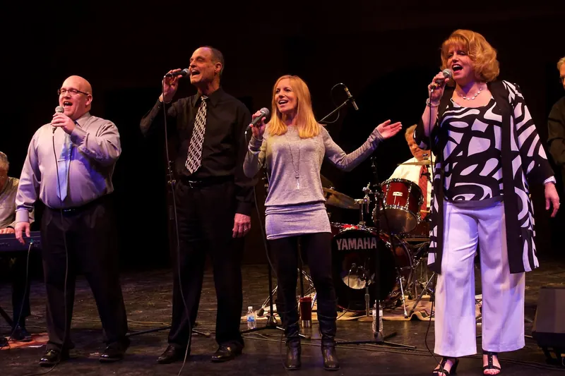 Jazz Spectrum vocalists performing on stage